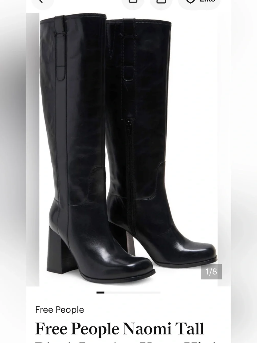 Free People Naomi tall boots